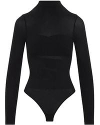 Wolford - Body Infinite Wrap String À Empiècement Transparent - Lyst