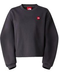 The North Face - Logo-Patch Cotton-Blend Sweatshirt - Lyst