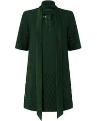 Pinko - T Shirt Style Dress With Rhinestones - Lyst