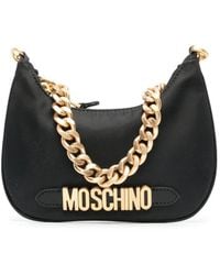 Moschino - Logo-plaque Shoulder Bag - Lyst