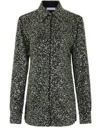 Rabanne - Sequin-Embellished Long-Sleeves Shirt - Lyst