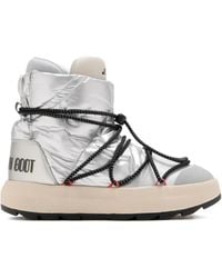 adidas - Quilted Lace-Up Boots - Lyst