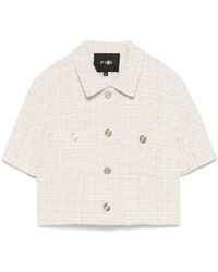 Maje - Lurex Tweed Jacket - Lyst