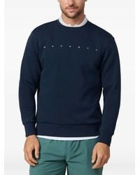 Hackett - Logo-Print Crew-Neck Sweater - Lyst