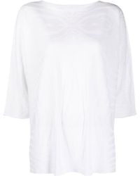 Le Tricot Perugia - Round Neck T-shirt - Lyst