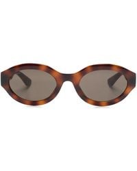 Gucci - Oval-Frame Sunglasses - Lyst