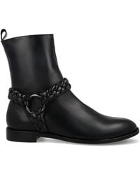 Bird&Co - Braided-Detail Ankle Boots - Lyst