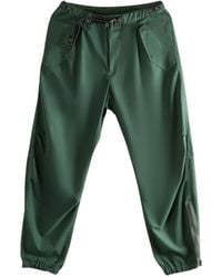 and wander - Belted-Waist Track Pants - Lyst