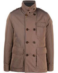 Moorer - Double-breasted Padded Jacket - Lyst