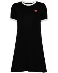 Chocoolate - Heart-Print T-Shirt Dress - Lyst