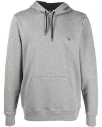 Paul Smith - Zebra Logo Cotton Hoodie - Lyst