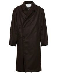 Costumein - Single-Breasted Wool Coat - Lyst