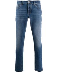 Brunello Cucinelli - Cotton Straight-leg Jeans - Lyst