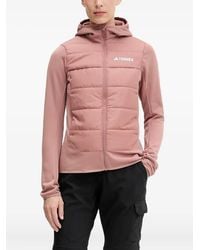 adidas - Quilted Hooded Jacket - Lyst