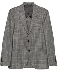 Lardini - Blazer Iconic Prince Of Wales Con Botones - Lyst