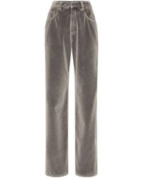 Brunello Cucinelli - Straight-Leg Relaxed-Fit Trousers - Lyst