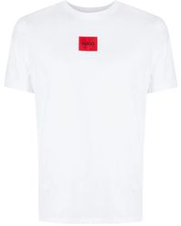 HUGO - Diragolino Logo T -shirt - Lyst