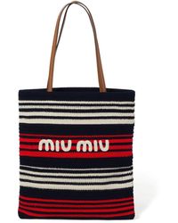 Miu Miu - Crochet Tote Bag - Lyst