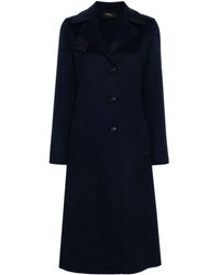 Akris - Single-breasted Cashmere Coat - Lyst
