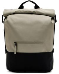 Rains - Rolltop Rucksack Mit Reißverschlusstasche - Lyst