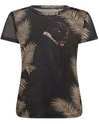 Philipp Plein - T-Shirt Panthere Prive En Tulle - Lyst