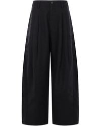 Ziggy Chen - Geplooide Broek Met Riemlussen - Lyst