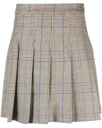 Manuel Ritz - Plaid-check Pattern High-waist Skirt - Lyst