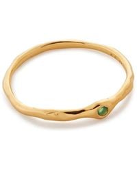 Monica Vinader - Siren Onyx Stacking Ring - Lyst