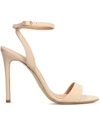The Seller - Patent-Leather Ankle-Strap Sandals - Lyst