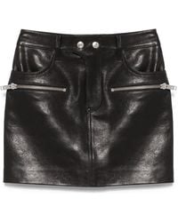 Anine Bing - Steel Mini Skirt - Lyst