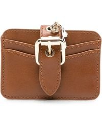 Maje - Miss M Kartenetui Aus Leder Mit Schnallendetail - Lyst