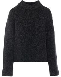 Lisa Yang - Tarie Sparkle High-Neck Sweater - Lyst