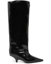 TOTEME - 55Mm The Wedge-Heel Boots - Lyst