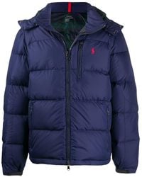 Polo Ralph Lauren Doudoune à logo brodé - Bleu