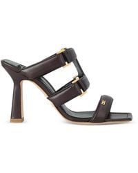 Elisabetta Franchi - Nappa Leather Sandals - Lyst