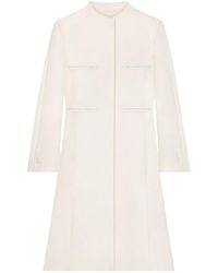 Courreges - Heritage Mantel Mit Logo-Applikation - Lyst