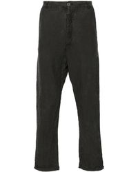 Poeme Bohemien - Mid-Rise Drop-Crotch Trousers - Lyst