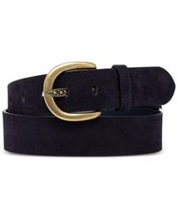 Twinset - Suede Belt With Logo - Lyst