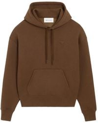 Ami Paris - Sudadera De Algodón Con Capucha Y Estampado Ami De Coeur - Lyst