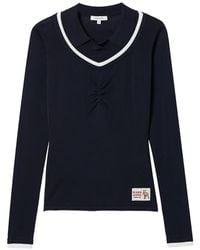 Markgong - Ensemble T-Shirt-Débardeur À Col Polo Et Manches Longues - Lyst