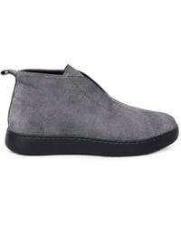 Poche Paris - Suede Slip-On Loafers - Lyst