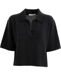 Lisa Yang - Cashmere Short-Sleeve Polo Top - Lyst