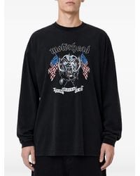 Vetements - Motörhead-Print Long-Sleeve T-Shirt - Lyst