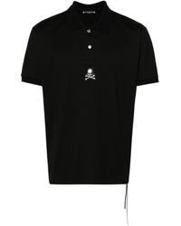 Mastermind Japan - Skull-patch Cotton Polo Shirt - Lyst