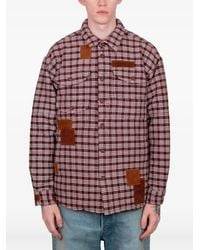 STORY mfg. - Giacca-Camicia Harvest Con Design Patchwork - Lyst