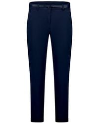 Betty Barclay - Belted Turned-Up Trousers - Lyst