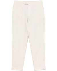 Dell'Oglio - Linen Tapered Trousers - Lyst