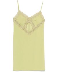 Blumarine - Corded-Lace Mini Dress - Lyst
