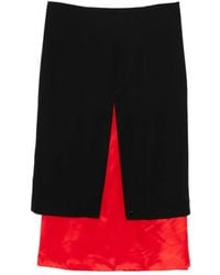 Rohe - Ondersteboven Midi-Rok - Lyst