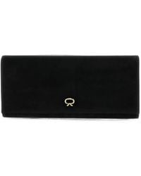 Gianvito Rossi - Monica Suede Clutch Bag - Lyst